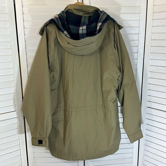 Eddie Bauer Coat Large Expedition Extreme Weather Wool Lined - Picture 2 of 16